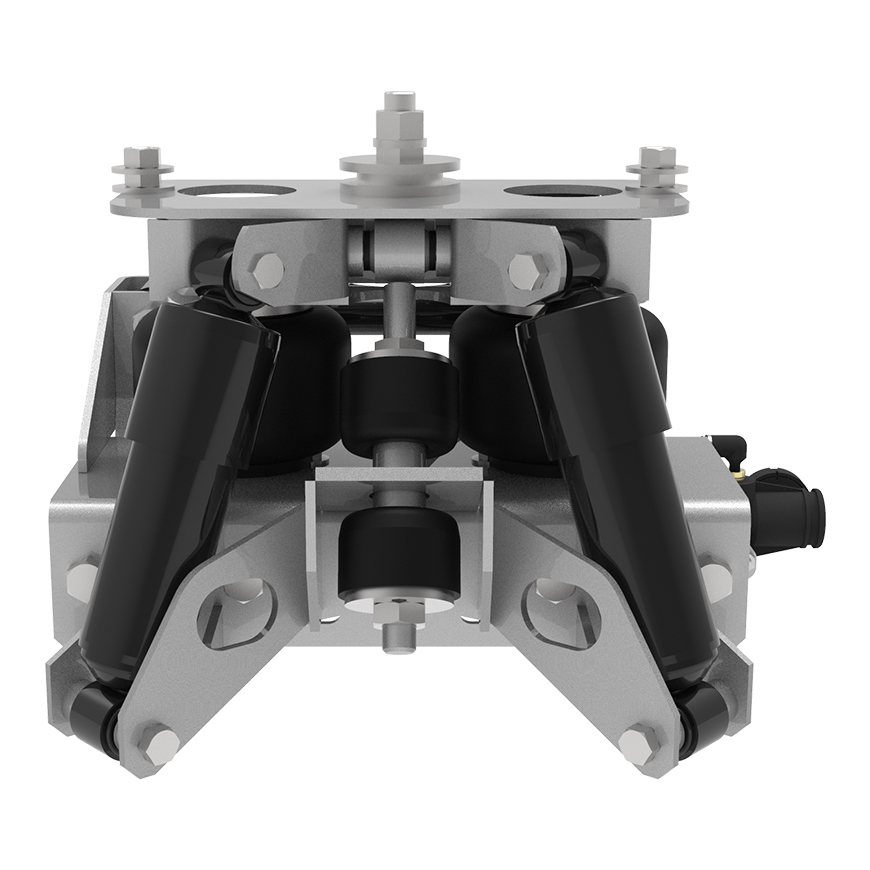 Front of Cabmate cab suspension unit