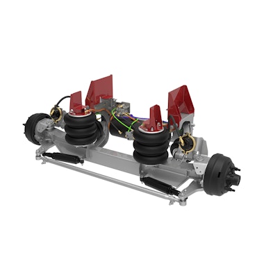 8K Self-Steer Lift Axle - Integrated Air for 13" to 15.5" Ride Height