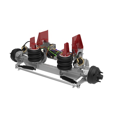 8K Self-Steer Lift Axle - Integrated Air for 15" to 17.5" Ride Height
